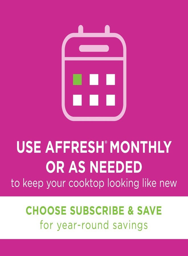 أفريش طقم تنظيف أسطح الطهي من أفريش، آمن لأسطح الطهي الزجاجية والخزفية، يتضمن منظفًا سعة 140 مل، و5 وسادات تنظيف، ومكشطة واحدة - Image 5